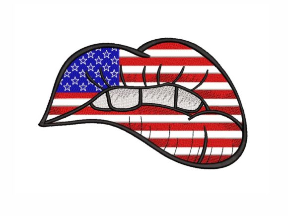 American Flag Lips: A Designer’s Stitch-Out Review