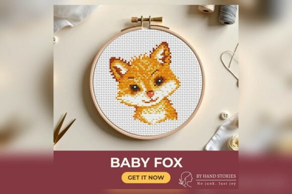 Baby Fox Cross Stitch Pattern PDF Review