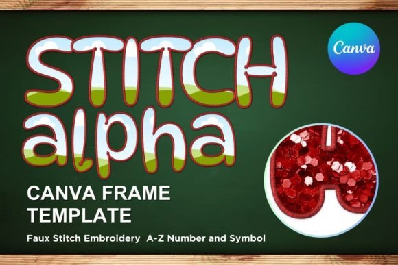 Faux Embroidery Canva Frame Letters_10 Review for Small Business Branding