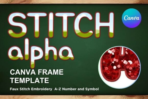 Faux Embroidery Canva Frame Letters_19 Review for Seasonal Sellers