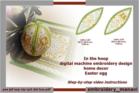 ITH Home Decor Easter Egg: A Festive Addition for Craft Fair Success