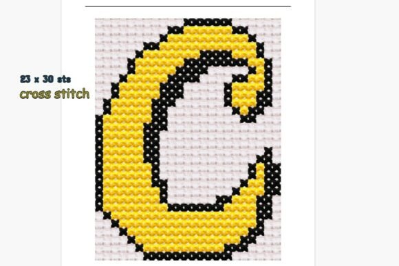 Letter C Cross Stitch Pattern Alphabet Review