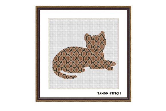 Snake Print Cat Cross Stitch Pattern Review