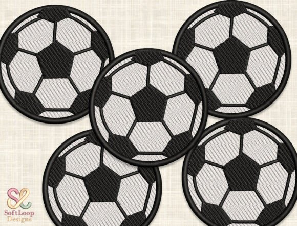 SOCCER BALL Patch Embroidery Design Review