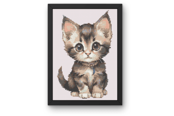 Watercolour Cute Kitten Cross Stitch Review