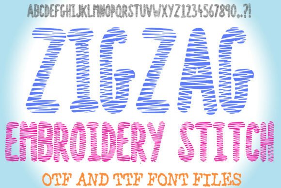 Zigzag Embroidery Stitch: A Playful Touch for Seasonal Crafts